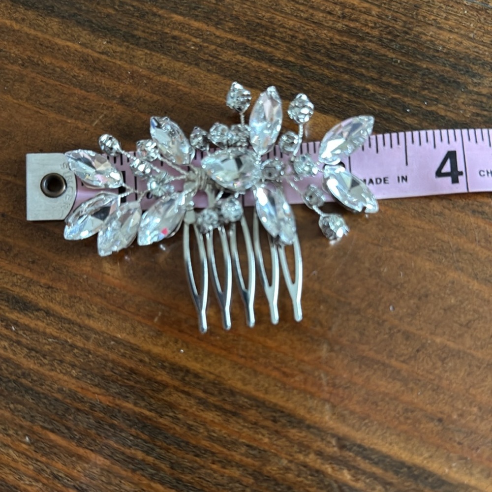 Rhinestone hair comb - Picture 5 of 7